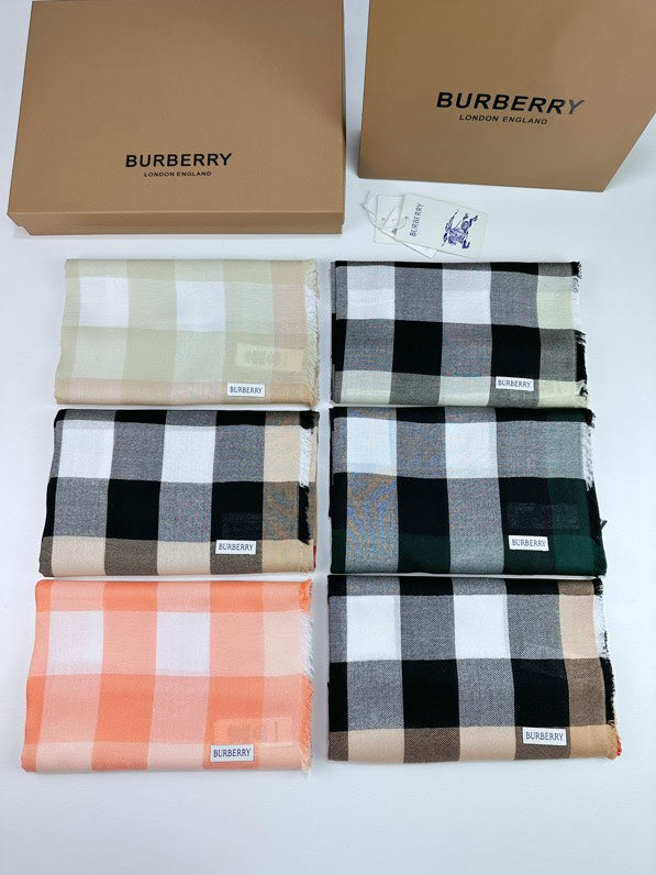 BURBERRY BBR SCARF 200 CM IN CASHMERE 740383