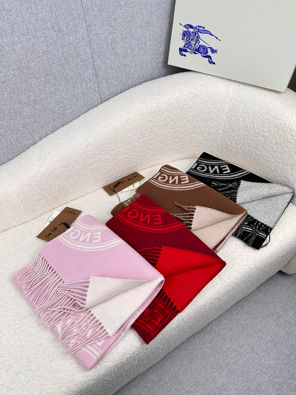 BURBERRY BBR SCARF IN CASHMERE 505319