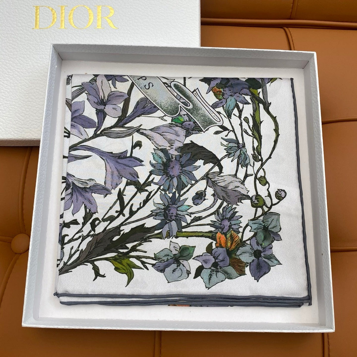 DIOR SCARF 90 CM IN SILK FABRIC 703661