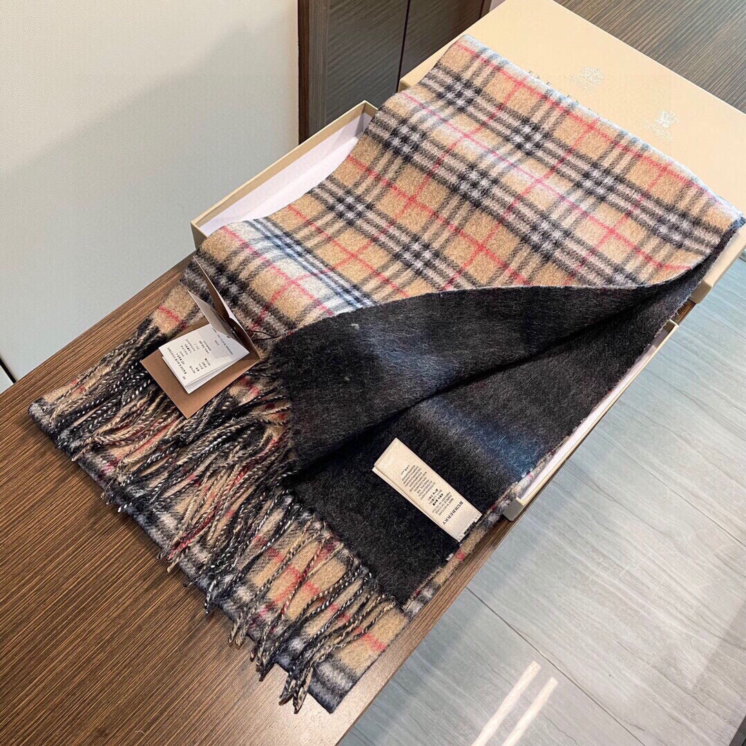 BURBERRY BBR SCARF 200 CM IN CASHMERE 509630