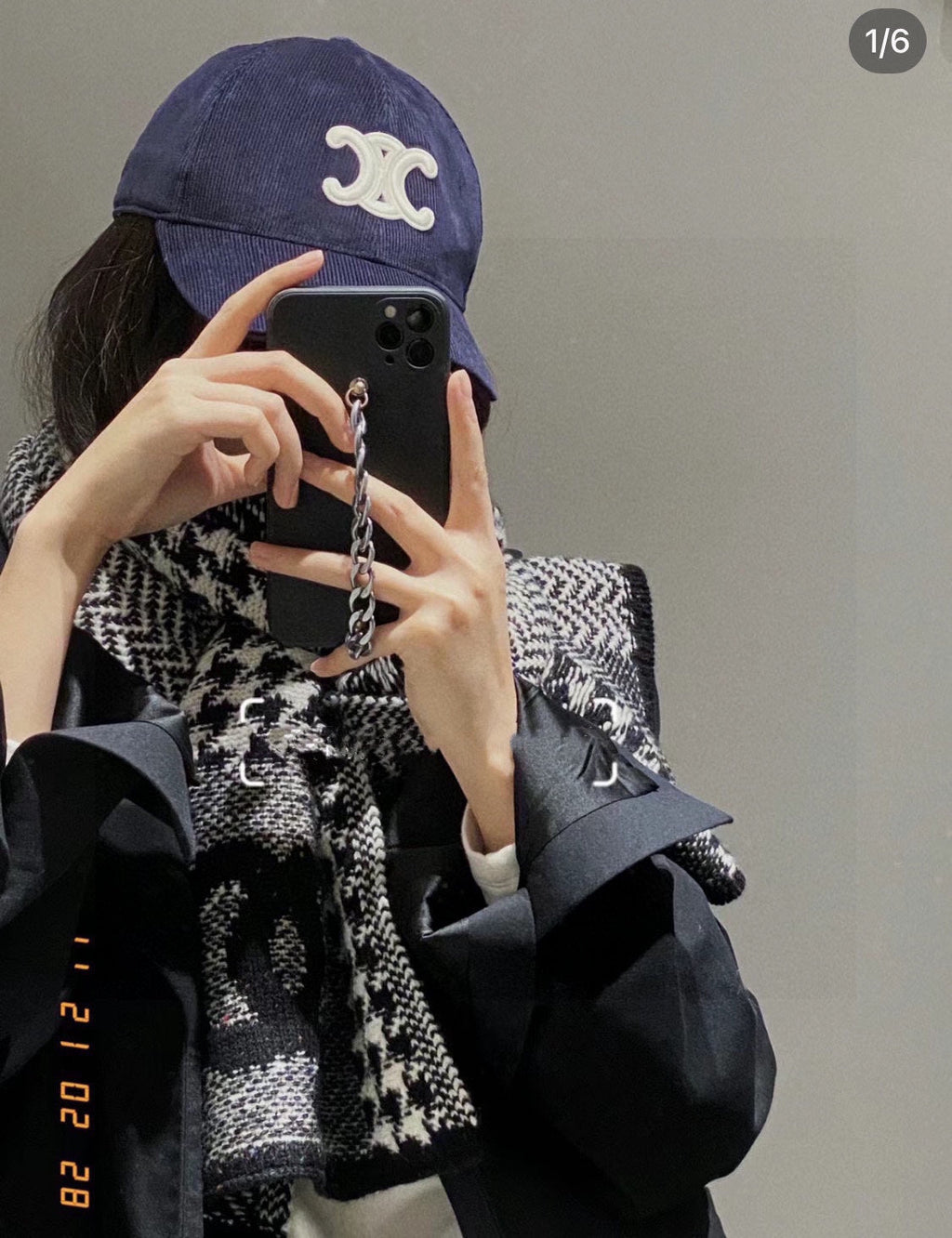 CHANEL 25S SCARF 190 CM IN CASHMERE 943827