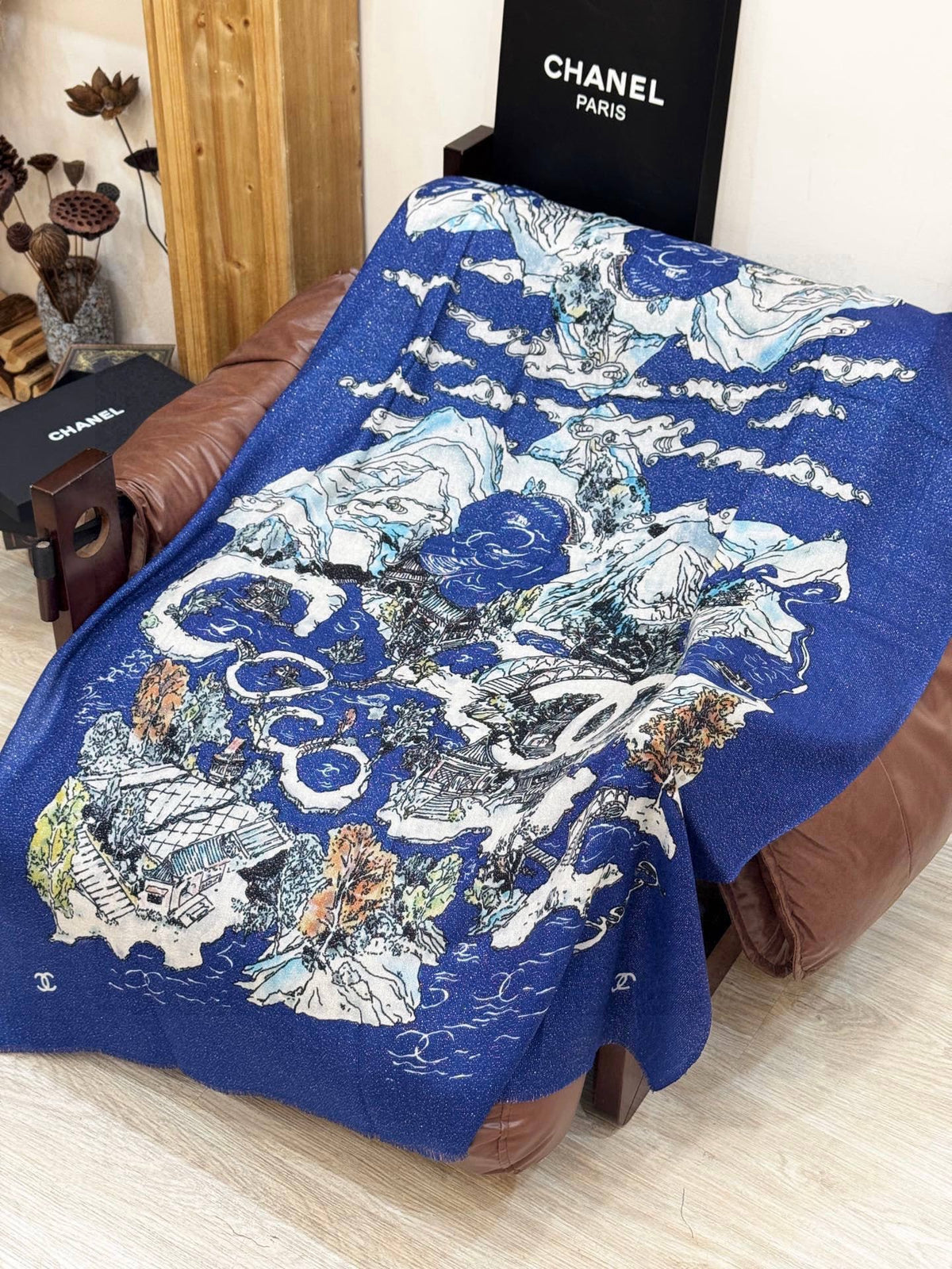 CHANEL 25S SCARF 200 CM IN CASHMERE 941753