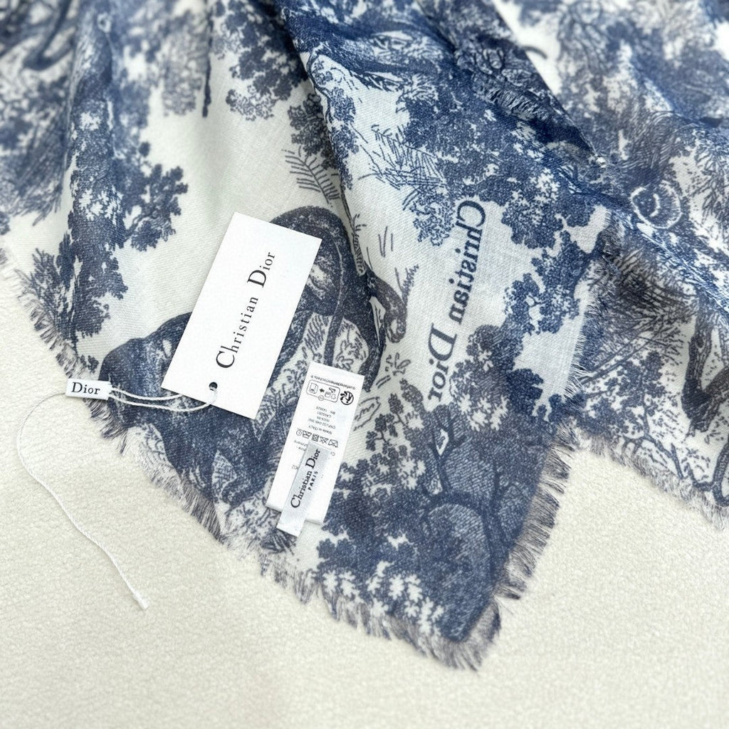 DIOR SCARF 180 CM IN CASHMERE-SILK BLEND 706549