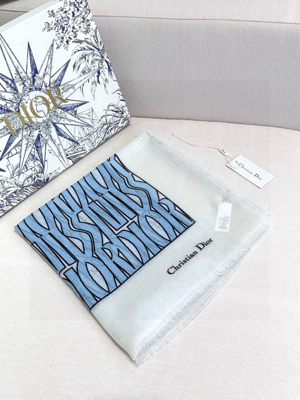 DIOR SCARF 180 CM IN SILK 654447