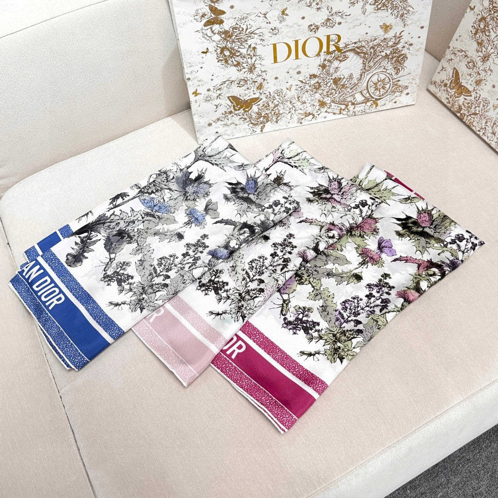 DIOR SCARF 90 CM IN SILK FABRIC 702042